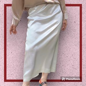 Vintage Slip Midi Skirt